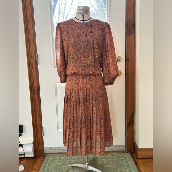 Bruce Wayne Vintage Animal Print Dress, Modern size 10 - Picture 1 of 12